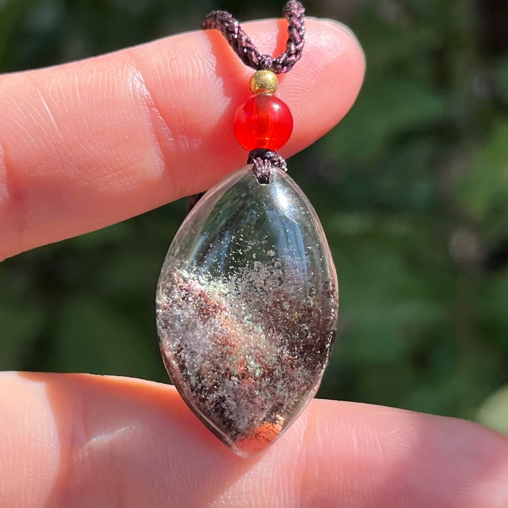 High quality garden‎ quartz necklace